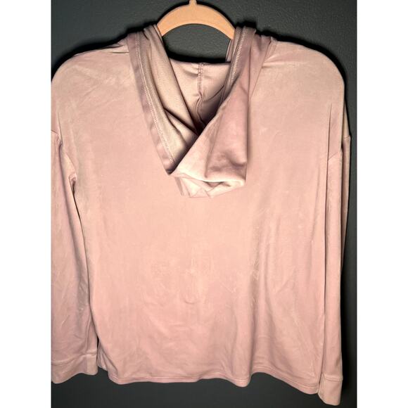 More Than Magic Velour Hoodie Girls Size X-Large 12-14 Lilac Sequin Zip Up - Picture 7 of 12